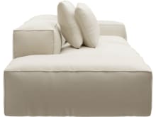 Riley Alpine Mist Modular Sofa - 1x Arm, 1x Armless, 1x Left Terminal color Alpine Mist