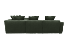 Riley Apt Muse Forest Corner Sofa - 5 Seater color Muse Forest