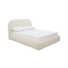 Capri Gas Lift Bed Boucle Ivory color Boucle Ivory