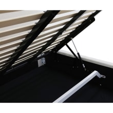 Capri Gas Lift Bed Muse Flax color Muse Flax