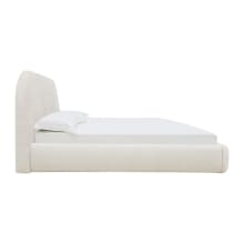 Capri Gas Lift Bed Muse Flax color Muse Flax