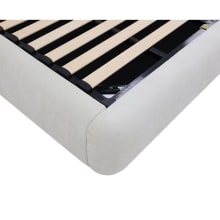 Capri Gas Lift Bed Muse Flax color Muse Flax