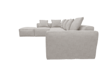 Riley Apt Avon Mineral Sofa - 6 Seater LAF Terminal color Avon Mineral