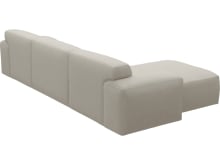 Copenhagen Toorak Pearl Chaise Sofa - 3 Seater color Toorak Pearl