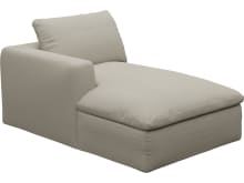 Cloud Deep Chaise Left Module Plaza Natural color Plaza Natural