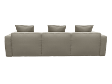 Riley Apt Plaza Natural Sofa - 3 Seater Chaise color Plaza Natural