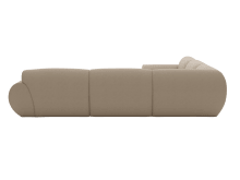 Malmo Blaze Latte Corner Sofa - 5 Seater color Blaze Latte