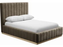 Brentwood Gas Lift Bed Tribute Walnut color Tribute Walnut