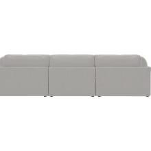 Finley Muse Frost Modular Sofa - 3 Seater and Ottoman color Muse Frost