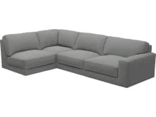 Monica Maya Flint Sofa - 4 Seater LAF Terminal color Maya Flint