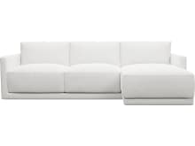 Haven Apt Noa Fog Chaise Sofa color Noa Fog
