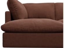 Willow Muse Rust Modular Sofa - 6 Seater LAF Terminal color Muse Rust