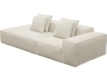 Riley Alpine Mist Modular Sofa - 1x Arm, 1x Armless, 1x Left Terminal color Alpine Mist