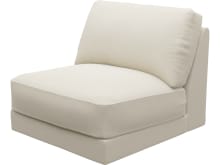 Monica Alpine Mist Armless Sofa Chair Module color Alpine Mist