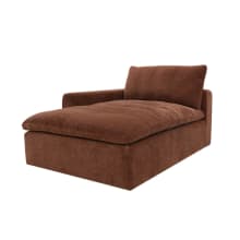 Cloud Deep Chaise Left Module Muse Rust color Muse Rust