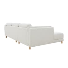 Hayes California Ivory Chaise Sofa - 3 Seater color California Ivory