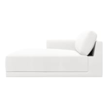 Haven Muse Frost Left Arm Facing Chaise Module color Muse Frost