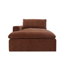 Cloud Deep Chaise Left Module Muse Rust color Muse Rust