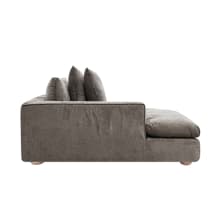 Tully Muse Mink Chaise Left Arm Facing Module color Muse Mink