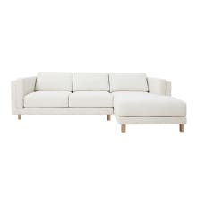 Hayes California Ivory Chaise Sofa - 3 Seater color California Ivory