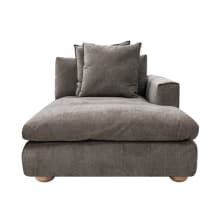 Tully Muse Mink Chaise Right Arm Facing Module color Muse Mink