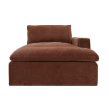 Cloud Deep Chaise Right Module Muse Rust color Muse Rust