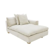 Tully Muse Flax Chaise Right Arm Facing Module color Muse Flax