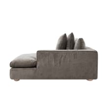 Tully Muse Mink Chaise Right Arm Facing Module color Muse Mink