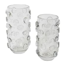 Chioma Vase Glass Clear - 30cm 