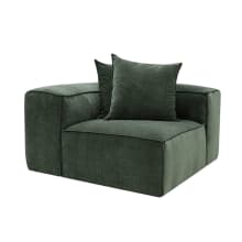 Riley Sofa Modules Slip Covers Muse Forest color Muse Forest