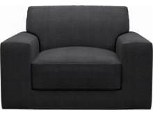 Monica Plaza Flint Grey Armchair color Plaza Flint Grey