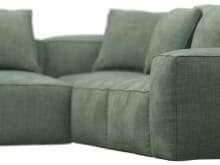 Riley Tribute Dark Jade Modular Sofa - Arm, 2x Armless, Corner, Left Terminal color Tribute Dark Jade