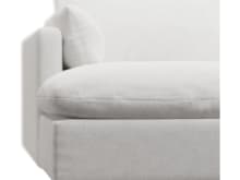 Willow Noa Fog Chaise Sofa - 3 Seater color Noa Fog