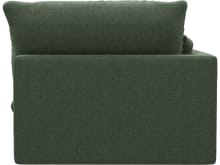 Willow Tribute Dark Jade 1 Seat Left Arm Facing Sofa Module color Tribute Dark Jade