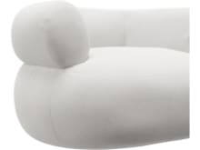 Colette Muse Frost Swivel Armchair color Muse Frost