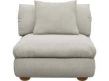 Tully Noa Desert Armless Sofa Chair Module color Noa Desert