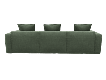 Riley Apt Tribute Dark Jade Sofa - 3 Seater Chaise color Tribute Dark Jade