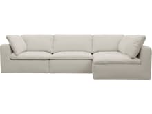Cloud Deep Toorak Pearl Modular Sofa - 4 Piece color Toorak Pearl