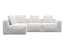 Riley Apt Muse Frost Corner Sofa - 4 Seater LAF Terminal color Muse Frost