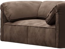 Kai Muse Chocolate Modular Sofa - 2 Seater color Muse Chocolate