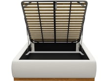 Haven Dark Gas Lift Bed Tribute Shell color Tribute Shell