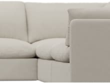 Willow Toorak Pearl Modular Sofa - 5 Seater LAF Terminal color Toorak Pearl