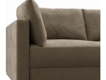 Porter Tribute Walnut Sofa Bed - 3 Seater color Tribute Walnut