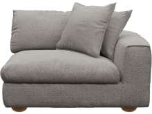 Tully Sofa Modules Slip Covers Boucle Pumice color Boucle Pumice