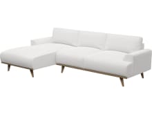 Dane Muse Frost Chaise Sofa - 3 Seater color Muse Frost
