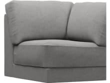 Monica California Slate Corner Sofa Chair Module color California Slate