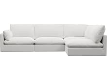 Willow Muse Frost Corner Sofa - 4 Seater RAF Terminal color Muse Frost