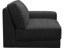 Monica Plaza Flint Grey Right Arm Facing Chair Module color Plaza Flint Grey