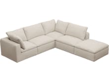Cloud Santa Fe Sand Modular Sofa - 5 Piece color Santa Fe Sand