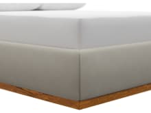 Haven Dark Gas Lift Bed California Ivory color California Ivory